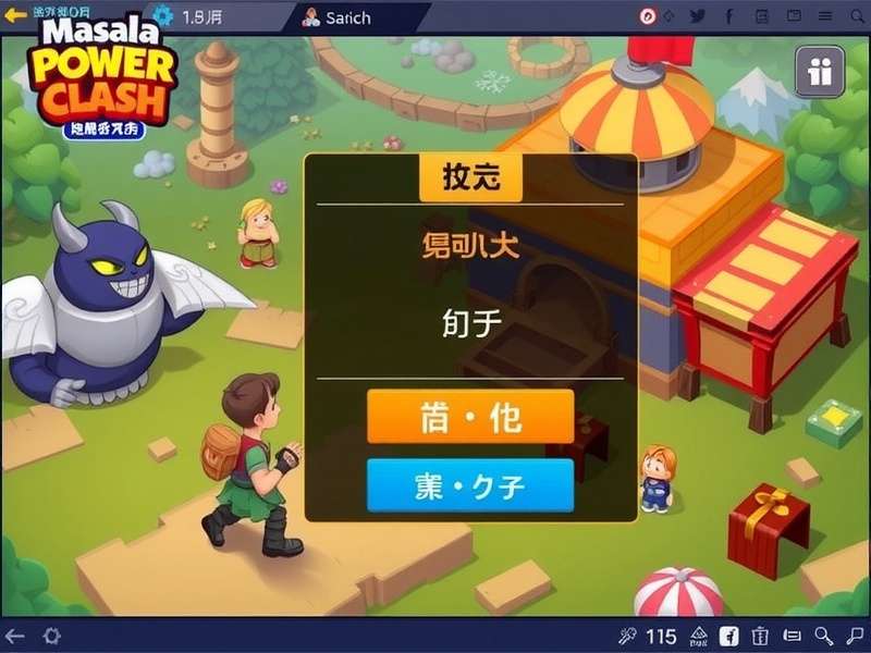 Masala Power Clash Language Selection